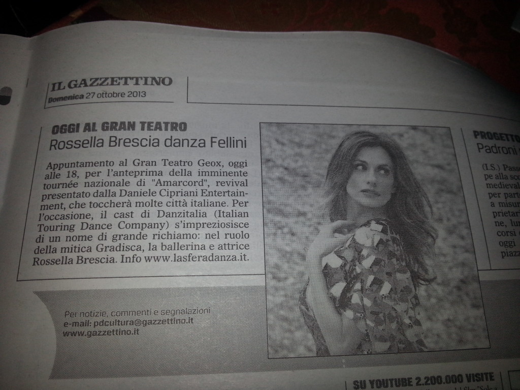 29) 27102013 Il Gazzettino - Amarcord